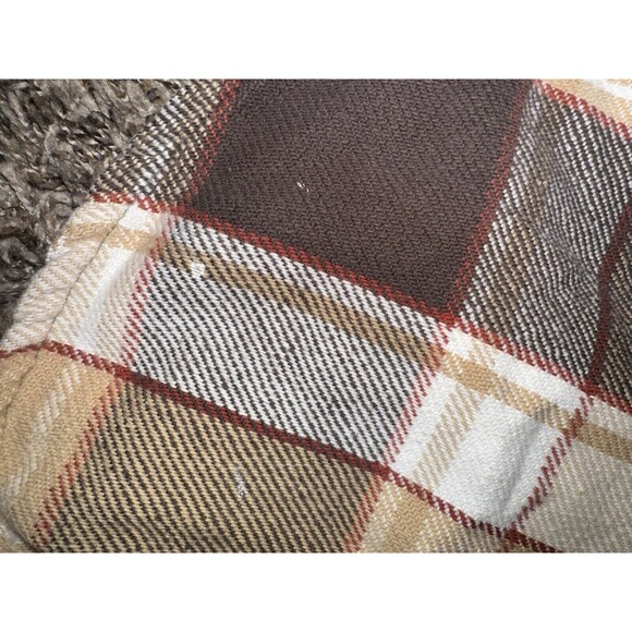 Vintage Distressed 70s Big Mac Flannel Button Up Shirt Adult Size Large MiUSA - Picture 16 of 16